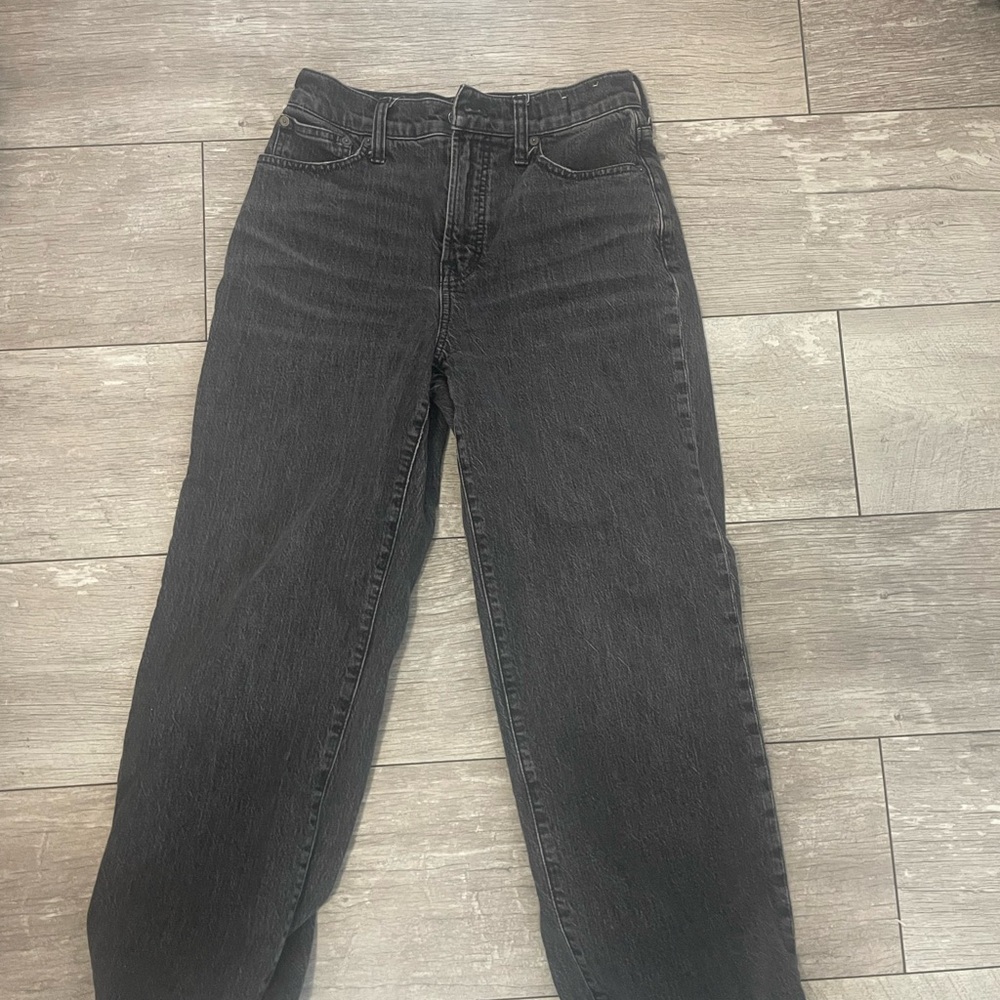 Madewell Charcoal Denim Jeans